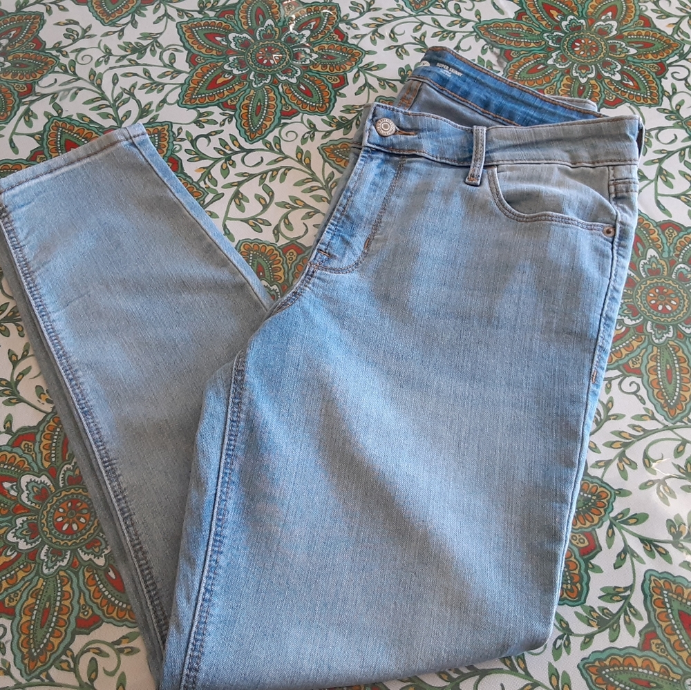 Old Navy Super Skinny Ankle Mid Rise